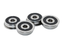 Flanschlager F636 2RS 6x22x7 mm Miniatur Rillenkugellager mit Flansch