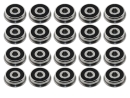 Flanschlager F636 2RS 6x22x7 mm Miniatur Rillenkugellager mit Flansch