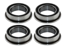 Flanschlager MF128 2RS 8x12x3,5 mm Miniatur Rillenkugellager mit Flansch