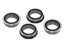 Flanschlager MF128 2RS 8x12x3,5 mm Miniatur Rillenkugellager mit Flansch