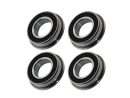 Flanschlager F6800 2RS 10x19x5 mm Rillenkugellager mit Flansch
