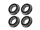Flanschlager F6800 2RS 10x19x5 mm Rillenkugellager mit Flansch