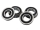 Flanschlager F6800 2RS 10x19x5 mm Rillenkugellager mit Flansch