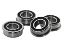 Flanschlager F63800 2RS 10x19x7 mm Rillenkugellager mit Flansch