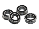 Flanschlager F63800 2RS 10x19x7 mm Rillenkugellager mit Flansch