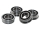 Flanschlager F63800 2RS 10x19x7 mm Rillenkugellager mit Flansch