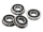 Flanschlager F6900 2RS 10x22x6 mm Rillenkugellager mit Flansch