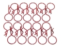 20x Karosserieklammern 30mm rot Pins Clips Federstecker