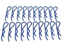 20x Karosserieklammern groß 46mm blau Pins Clips...