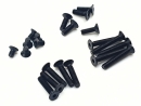 50x M5x18 DIN7991 Senkkopfschraube Stahl 10,9 schwarz...
