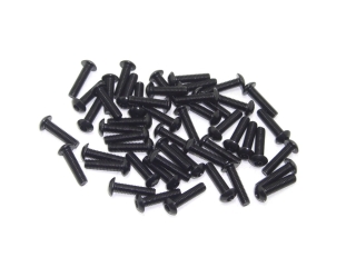50x M5x12 ISO7380 Linsenkopfschraube Stahl 10,9 schwarz brüniert Gewindeschrauben