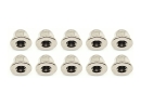50x M5 DIN6926 Stoppmuttern mit Bund Edelstahl A2 Sicherungsmuttern Muttern rostfrei