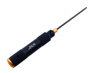 Schraubendreher 3/32" zoll Innensechskant aus Aluminium HSS Einsatz gold