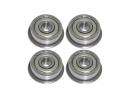 Flanschlager F624 ZZ 4x13x5 mm Miniatur Rillenkugellager mit Flansch