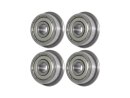 Flanschlager F624 ZZ 4x13x5 mm Miniatur Rillenkugellager mit Flansch