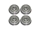 Flanschlager F624 ZZ 4x13x5 mm Miniatur Rillenkugellager mit Flansch