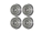 Flanschlager F624 ZZ 4x13x5 mm Miniatur Rillenkugellager mit Flansch