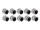 HF081210 8x12x10 mm Freilauflager Nadellager Hülsenfreilauf mit Rücklaufsperre