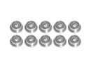 Flanschlager F681X ZZ 1.5x4x2 mm Miniatur Rillenkugellager mit Flansch