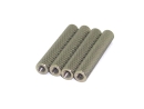 Aluminium Spacer 30mm 4 Stück Abstandsbolzen M3 grau...
