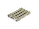 Aluminium Spacer 35mm D=5/6mm M3 Gewinde grau 4...