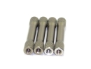 Aluminium Spacer 35mm D=5/6mm M3 Gewinde grau 4...