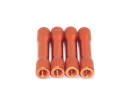 Aluminium Spacer 30mm D=5/6mm M3 Gewinde orange 4...