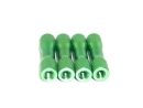 Aluminium Spacer 25mm D=5/6mm M3 Gewinde grün 4 Stück - rcbay