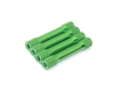 Aluminium Spacer 35mm D=5/6mm M3 Gewinde grün 4...