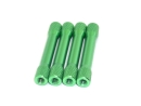 Aluminium Spacer 40mm D=5/6mm M3 Gewinde grün 4...