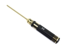Schraubendreher Innensechskant 2,5 mm Alugriff schwarz gold