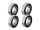 Kugellager 6700 2RS 10x15x4 mm Miniaturkugellager Radial Rillenkugellager