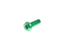 Aluschraube ISO7380 10 Stück Linsenkopf 6061-T6 M3x10 grün - rcbay