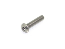 Aluschraube ISO7380 10 Stück Linsenkopf 6061-T6 M3x14 grau - rcbay