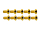 20x M3x6 DIN7991 goldene Senkkopfschraube Stahl 12,9 Titan Nitrid beschichtet