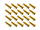 20x M3x12 DIN7991 goldene Senkkopfschraube Stahl 12,9 Titan Nitrid beschichtet