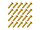 20x M3x12 ISO7380 goldene Linsenkopfschraube Stahl 12,9 Titan Nitrid beschichtet