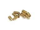 10x M3x6 goldene Madenschraube TiN DIN913 Gewindestift flach 45H
