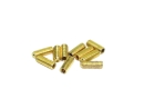 10x M3x8 goldende Madenschraube TIN DIN913 Gewindestift flach 45H