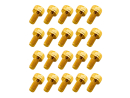 20x M3x6 DIN912 goldene Zylinderkopfschraube Stahl 12,9 Titan Nitrid beschichtet