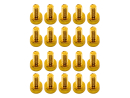 20x M3x6 DIN912 goldene Zylinderkopfschraube Stahl 12,9 Titan Nitrid beschichtet