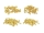 Zylinderkopfschrauben Set M3 x 5-12mm TiN gold - 100 Stück - rcbay