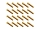 20x M3x16 ISO7380 goldene Linsenkopfschraube Stahl 12,9 Titan Nitrid beschichtet