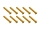 20x M3x18 ISO7380 goldene Linsenkopfschraube Stahl 12,9 Titan Nitrid beschichtet