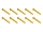 20x M3x20 ISO7380 goldene Linsenkopfschraube Stahl 12,9 Titan Nitrid beschichtet