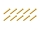 20x M3x20 ISO7380 goldene Linsenkopfschraube Stahl 12,9 Titan Nitrid beschichtet