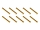 20x M3x25 ISO7380 goldene Linsenkopfschraube Stahl 12,9 TIN Beschichtung