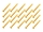 20x M3x30 ISO7380 goldene Linsenkopfschraube Stahl 12,9 TIN Beschichtung