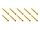 20x M3x30 ISO7380 goldene Linsenkopfschraube Stahl 12,9 TIN Beschichtung