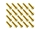 20x M3x14 DIN7991 goldene Senkkopfschraube Stahl 12,9 Titan Nitrid beschichtet